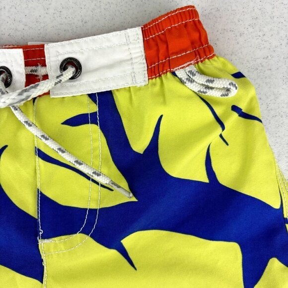 Mini Boden Tropical Swim Trunks 2-3 - Picture 3 of 7